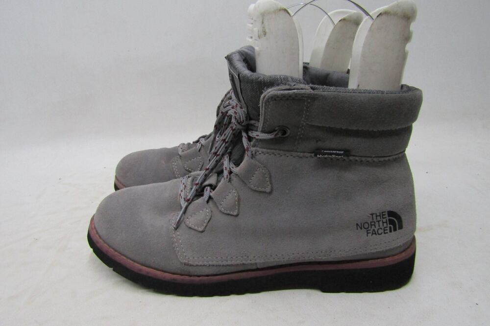 The North Face Womens Size 6.5 M Gray Lace Up Ankle Casual Boots